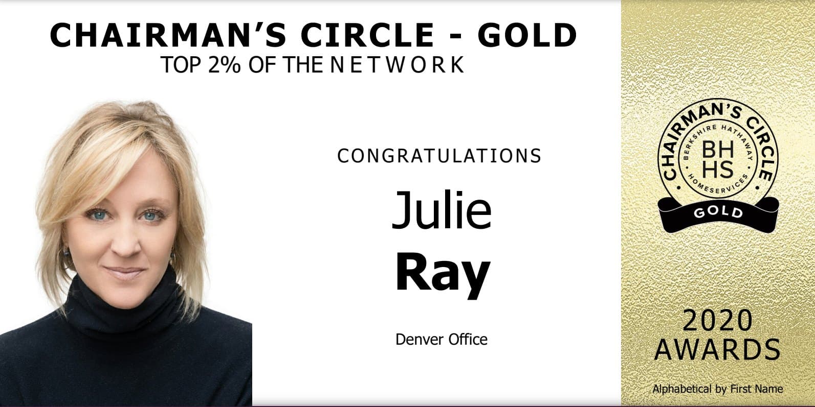 Chairman's Circle Gold 2020